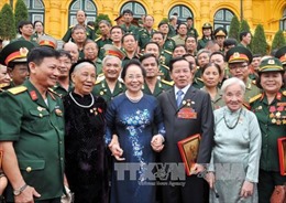 Phó Chủ tịch nước Nguyễn Thị Doan tiếp đại biểu Mẹ Việt Nam Anh hùng